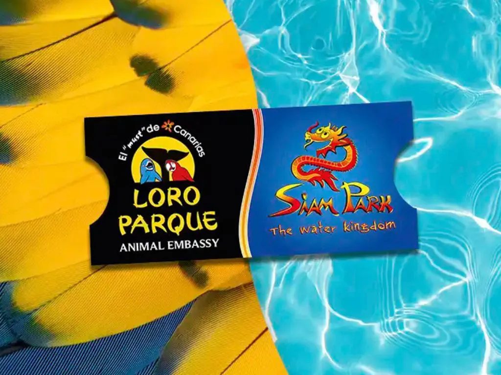 Paseo en barco y avistamiento de cetáceos en Costa Adeje, Tenerife sur - Twin Ticket - Combo Siam Park + Loro Parque